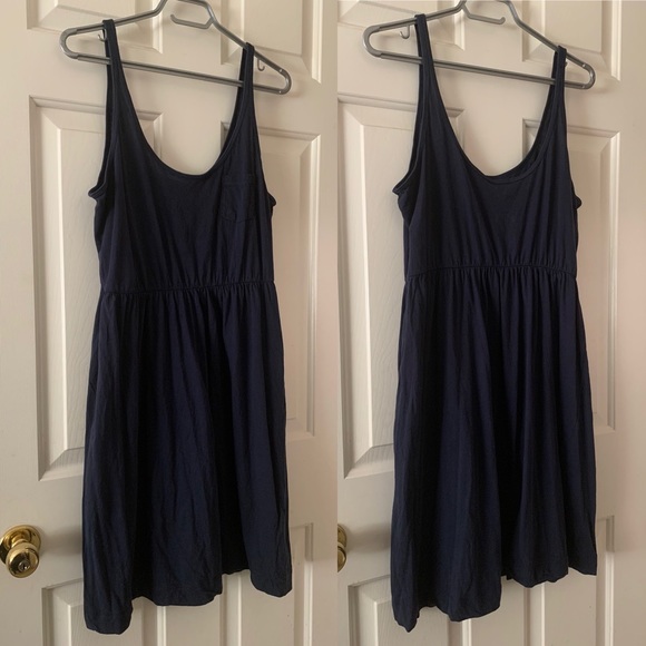 Like new H&M blue scoop-neck dress w/elastic waist - Picture 7 of 7
